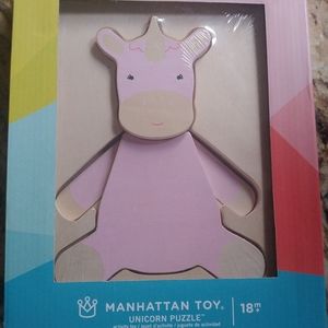 Manhattan Toy Company Wooden Unicorn Puzzle